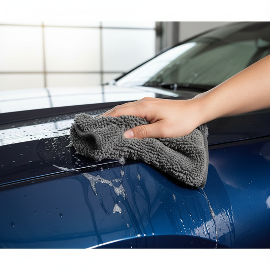 9 Parça Profesyonel Mikrofiber Oto Temizleme ve Bakım Seti - arac ici kullanim