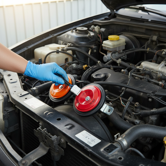 Super Horn Didit Çift Kornalı 12V 85 mm İnce Kalın Sesli Araç Kornası - arac ici kullanim