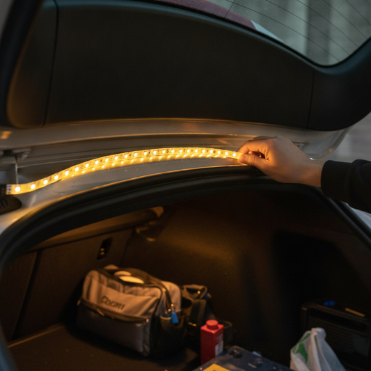 Silikonlu Şerit LED 5 Metre 60 LED/m IP65 Araba İçi Ambiyans Aydınlatma 12V - arac ici kullanim