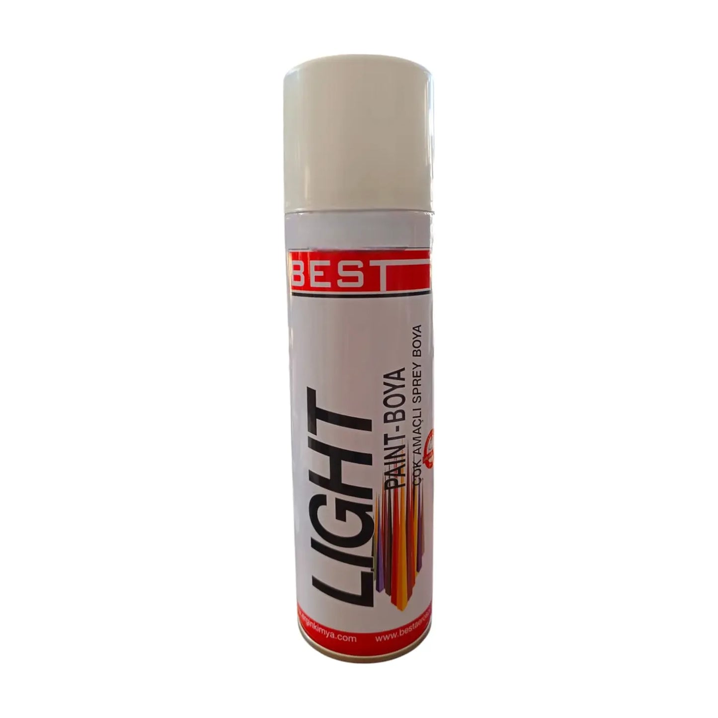 BEST Light Sprey Boya 250 ml Mat – Metal, Plastik, Ahşap ve Cam Yüzeyler - detay gorunum