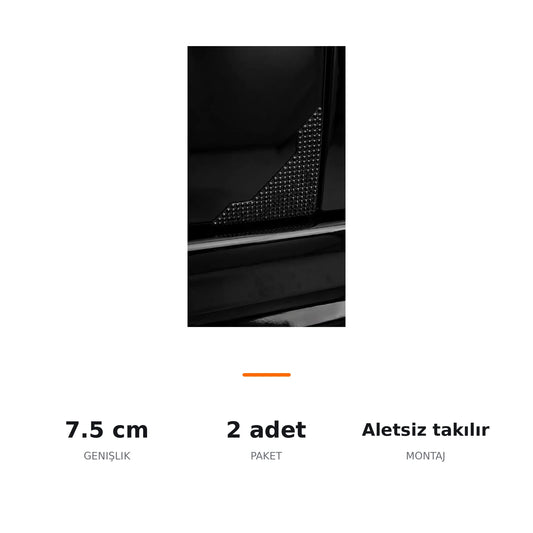 Kristal Taşlı Araba Kapı Köşe Koruyucu 2'li - ozellik ozeti