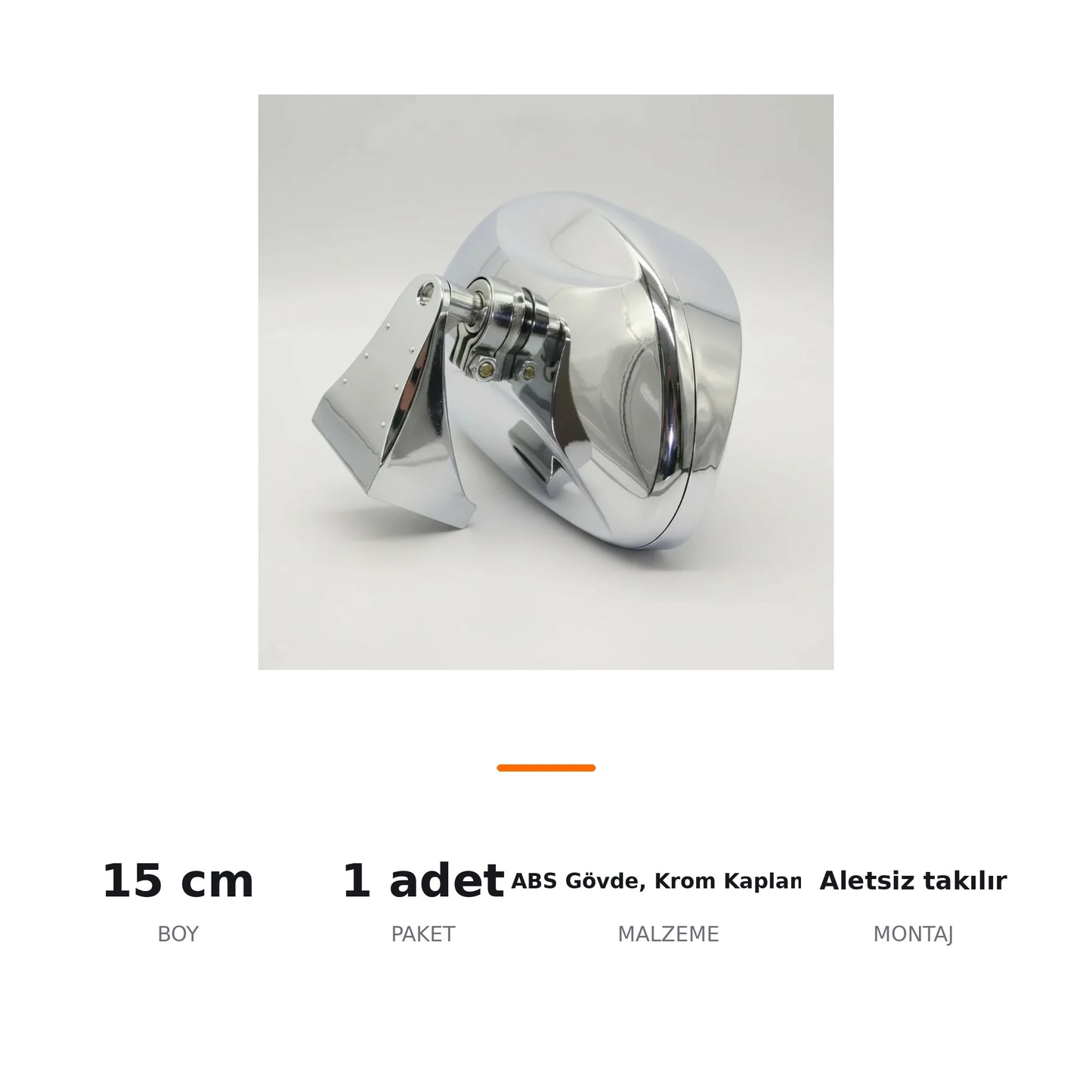 Sürücü Kursu Eğitmen Kör Nokta Aynası XL 15x7 cm – Model SY082 - ozellik ozeti
