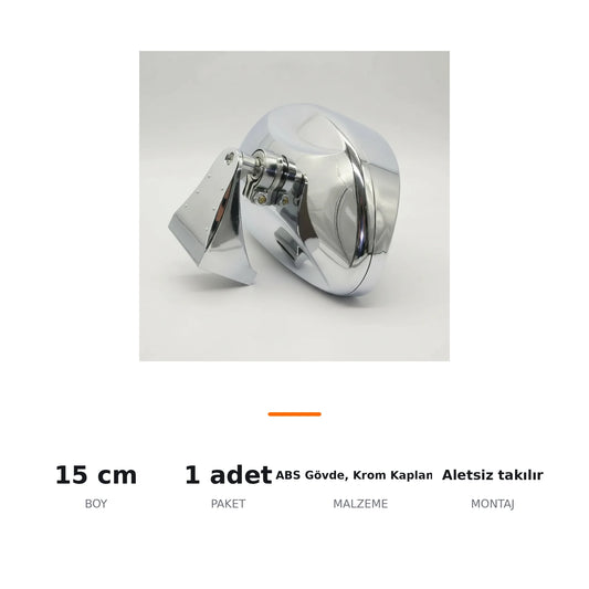 Sürücü Kursu Eğitmen Kör Nokta Aynası XL 15x7 cm – Model SY082 - ozellik ozeti