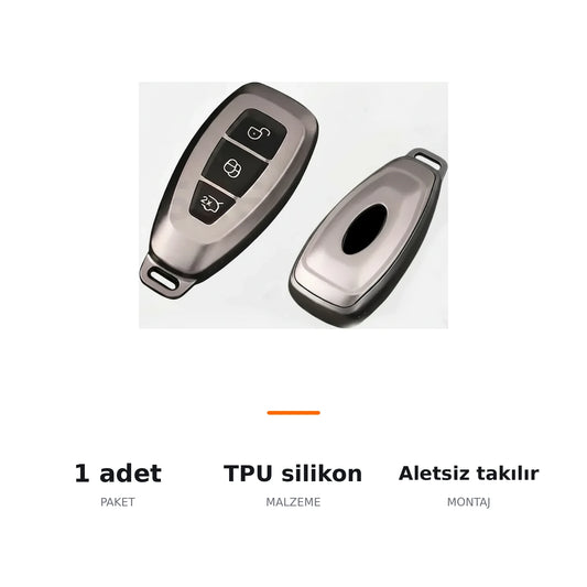 Ford Focus Uyumlu Silikon Anahtar Kabı Kılıfı - ozellik ozeti