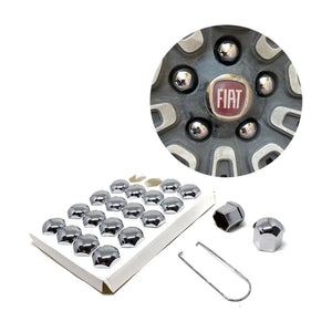19mm Bijon Kapağı Sökme Aparatlı Krom ABS 20 Adet