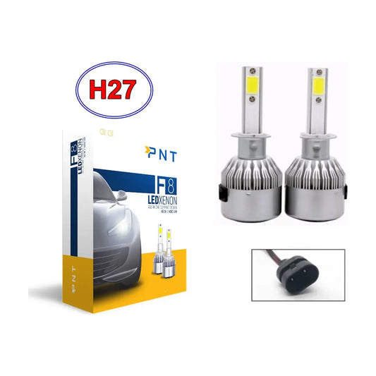 F8 Led Xenon H27 Şimşek Etkili Far Ampulü 12V – 2'li Set - urun gorseli
