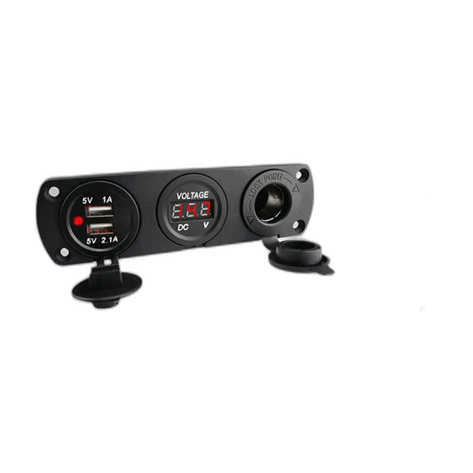 Concord Dijital Voltmetre Göstergeli Çift USB Araç Şarj Aleti 12V-24V - urun gorseli