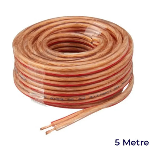 Oto Tesisat Kablosu Çiftli Bitişik Kordon Saf Bakır 2x0.75mm 5 Metre - urun gorseli