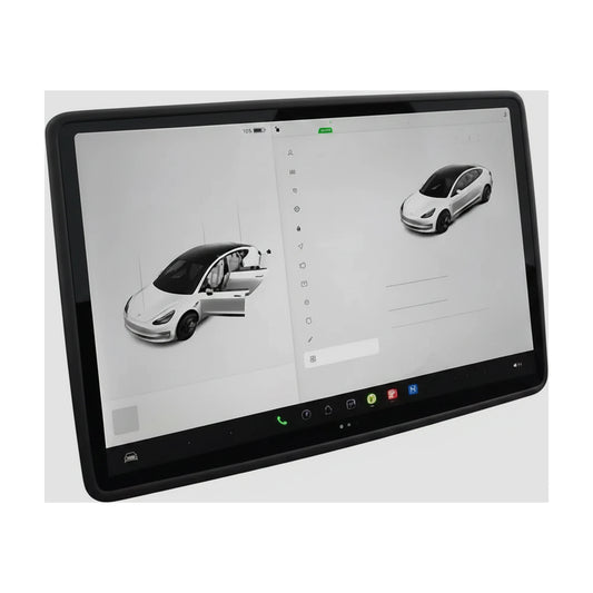 Tesla Model Y / Model 3 Multimedya Ekran Kenar Koruyucu Silikon Çerçeve Trim - urun gorseli
