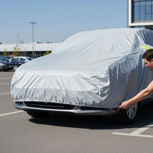 Sedan Araçlara Uyumlu 4 Mevsim Oto Brandası – Koruyucu Örtü STW1 - arac ici kullanim